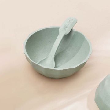 Picture of Channel Bowl & Spoon - Mint