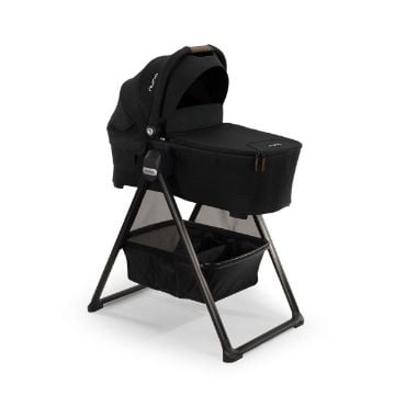 Picture of Triv & Swiv Bassinet & Stand - Caviar | Nuna