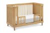 Picture of Marin with Cane 3-in-1 Convertible Crib - Honey with Honey Cane | by Namesake