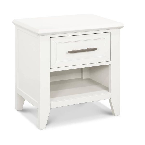 Picture of Beckett Nightstand In Warm White Finish | Monogram by Namesake