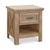 Picture of Emory Farmhouse Nightstand in Driftwood | Monogram by Namesake