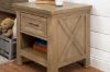 Picture of Emory Farmhouse Nightstand in Driftwood | Monogram by Namesake