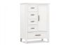 Picture of Beckett Chifforobe Warm White Finish | Monogram by Namesake