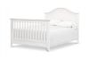 Picture of Beckett Curve Top 4-n-1 Convertible Crib Warm White Finish | Monogram by Namesake