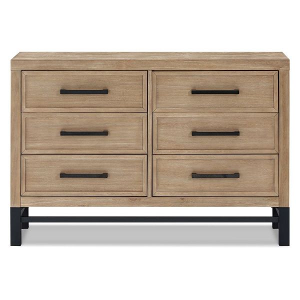 Newbern 6Drawer Assembled Dresser in Driftwood Monogram by Namesake