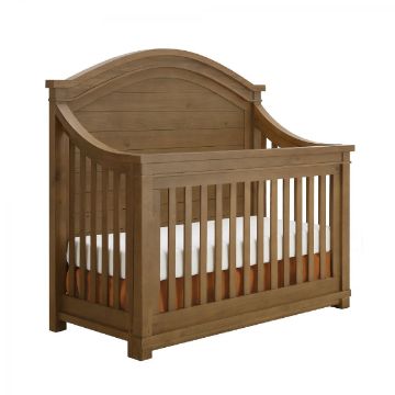 Picture of Rowan Arch Top Crib - Sandwash | by Appleseed