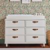 Picture of Tanner 6-Drawer Dresser - Warm White | by Namesake