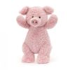 Picture of Barnabus Pig Huge 17" x 7" | Supersofties by Jellycat