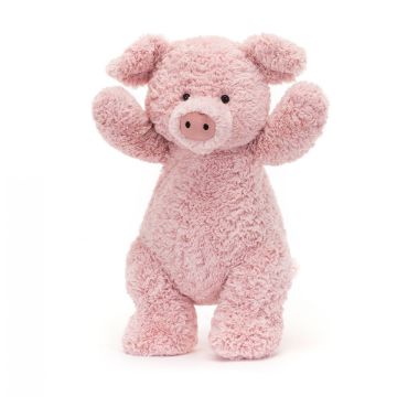 Picture of Barnabus Pig Huge 17" x 7" | Supersofties by Jellycat