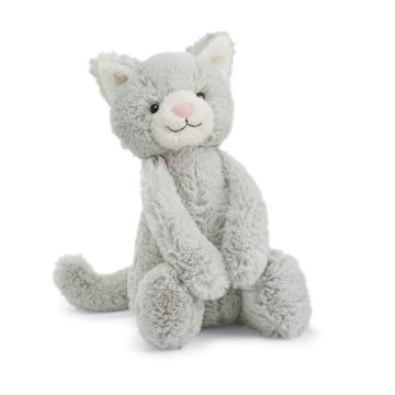Picture of Bashful Grey Kitty Medium 12" x 5" | Bashful by Jellycat