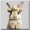Picture of Bunny In Floral Bouquet - 38"X38" | BFPK Artwork