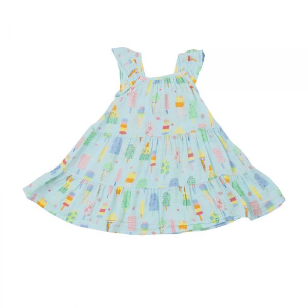 Picture of Angel Dear Fruit Dream Popsicles Twirly Cotton Muslin Sundress