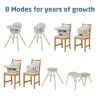 Picture of Moa 8-in-1 High Chair Classic Oat | by Maxi-Cosi