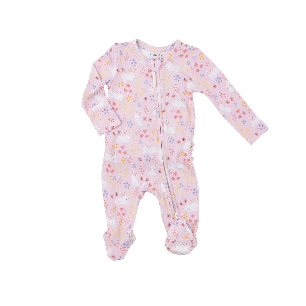 NWT Angel Dear Baby on sale Girl Knit Bunny Coverall in Pink 3-6M