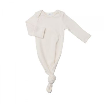 Picture of Sugar Swizzle Rib Modal Knotted Gown (newborn - 3 Months) | Angel Dear