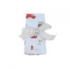 Picture of Firetruck Dalmations Bamboo Swaddle Blanket 45"X45" | by Angel Dear