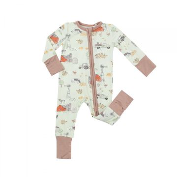 Picture of Angel Dear Hay Farmer 2 Way Zipper Romper