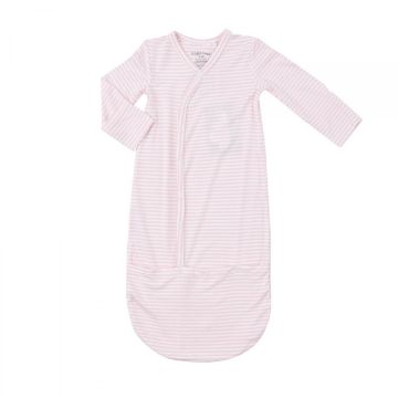 Picture of Pink Stripe Bamboo Bundle Gown Newborn - 3 Months | by Angel Dear