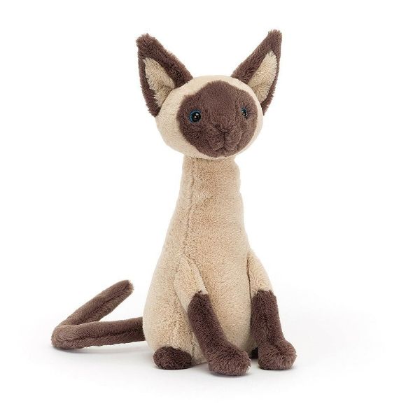 Picture of Iris Siamese Cat - 11" x 5" | Supersofties by Jellycat
