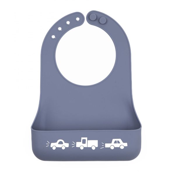 Picture of Traffic Jam Little Bites Bib | Bella Tunno