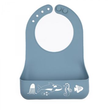 Picture of Ocean Friends Little Bites Bib | Bella Tunno