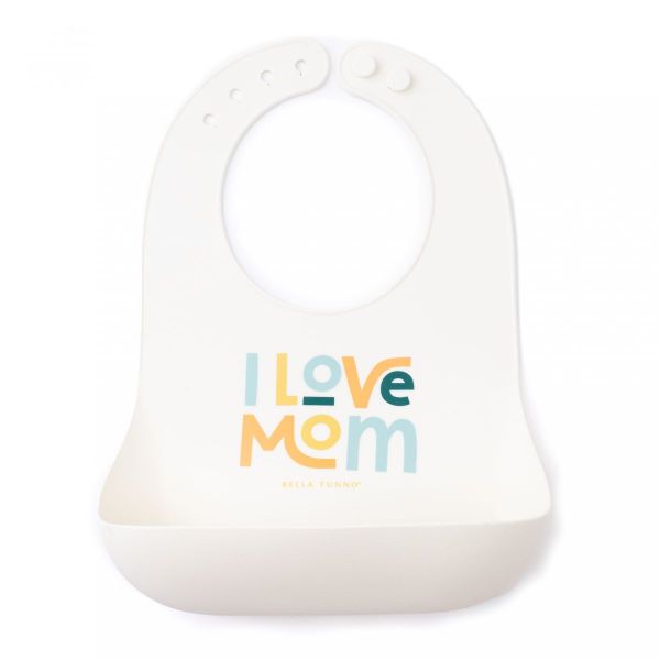 Picture of I Love Mom Wonder Bib | by Bella Tunno