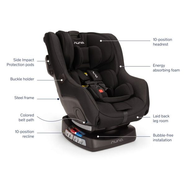 Picture of Nuna Rava Convertible Car Seat - Caviar