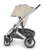 Picture of Cruz V2 Stroller - Declan - Oat Melange | Silver Frame | Chestnut Leather | by Uppa Baby