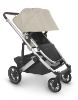 Picture of Cruz V2 Stroller - Declan - Oat Melange | Silver Frame | Chestnut Leather | by Uppa Baby