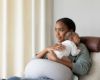 Picture of Nursing Pillow - Grey Melange | BB Hug Me