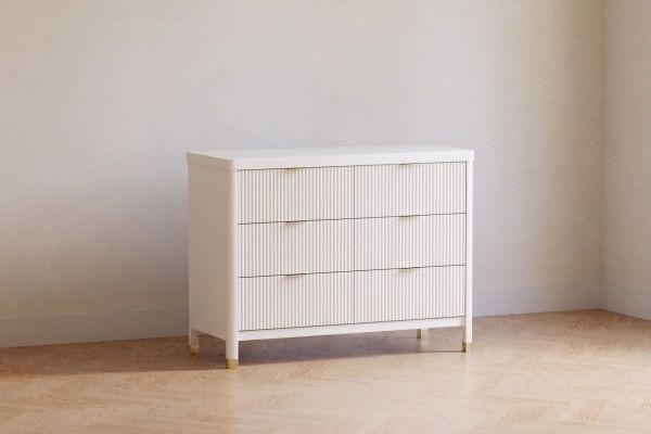 Picture of Brimsley 6-Drawer Dresser In Warm White | Namesake