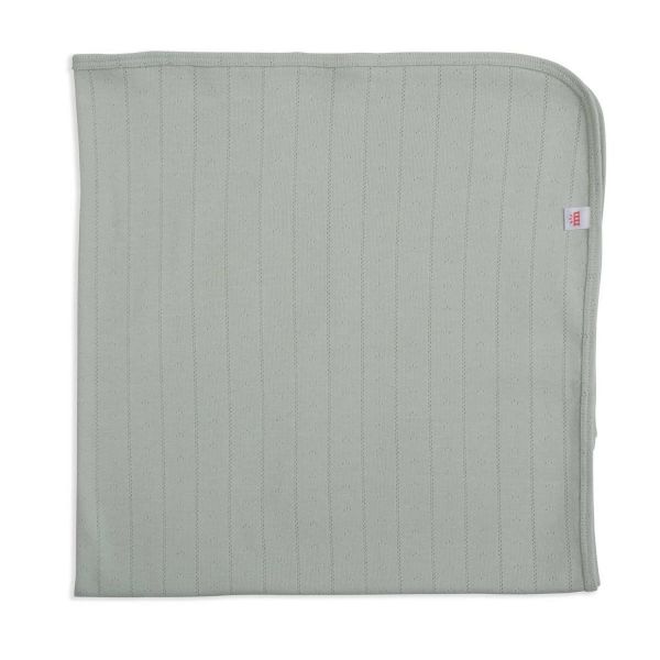 Picture of Love Line Seagrass Baby Organic Pointelle Blanket | Magnetic Me