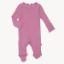 Picture of Magnetic Me Mauve Ribbed Organic Cotton Footie