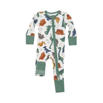 Picture of Angel Dear Waffle 2 Way Zipper Romper - Dino Rocks