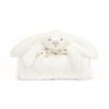 Picture of Bashful Luxe Bunny Luna Blankie | Bashful by Jellycat