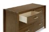Picture of Hemsted 6-Drawer Assembled Dresser in Walnut Driftwood | Monogram by Namesake