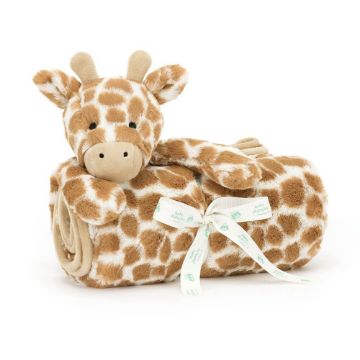 Picture of Bashful Giraffe Blankie | Bashfuls by Jellycat