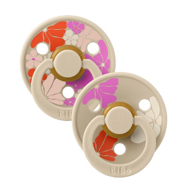 Picture of Studio Colour 2 Pack Morning Bloom - Vanilla Mix- Round - Size 1 | BIBS