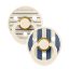 Picture of Studio Colour 2 Pack Pin - Ivory Steel Blue Mix -  Round - Size 1 | BIBS