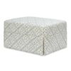 Picture of Sarah Flint x Namesake Crawford Gliding Ottoman -  Green Lattice Performance Eco-Weave