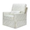 Picture of Sarah Flint x Namesake Crawford Swivel Glider - Green Lattice Performance Eco-Weave