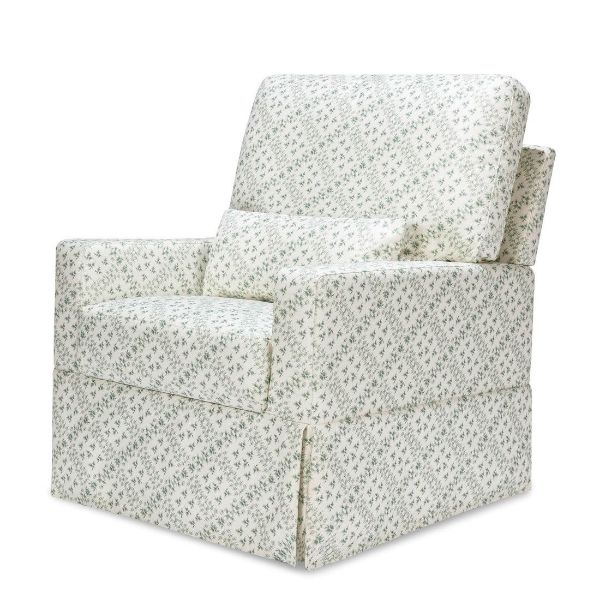 Picture of Sarah Flint x Namesake Crawford Swivel Glider - Green Lattice Performance Eco-Weave