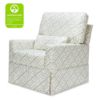 Picture of Sarah Flint x Namesake Crawford Swivel Glider - Green Lattice Performance Eco-Weave