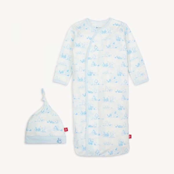 Picture of Pooh In The Wood Magnetic Modal Gown & Hat Set (Newborn - 3 months) | Magnetic Me & Disney