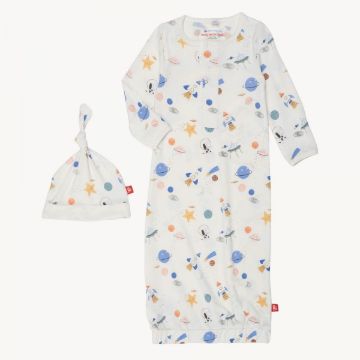 Picture of Stellar Tails Magnetic Modal Gown & Hat Set (Newborn - 3 months) | Magnetic Me