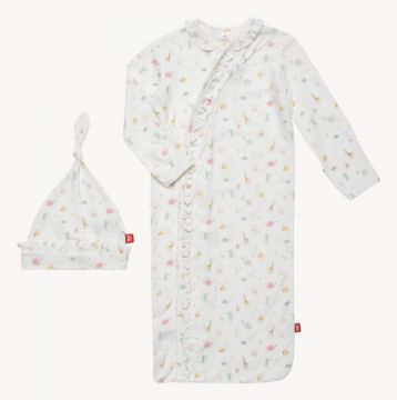 Picture of Pink Little Bitty Pretty One Magnetic Modal Gown & Hat Set (Newborn - 3 months) | Magnetic Me