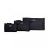 Picture of 3-Piece Pouch Clutch Purse Set - Black | Jujube
