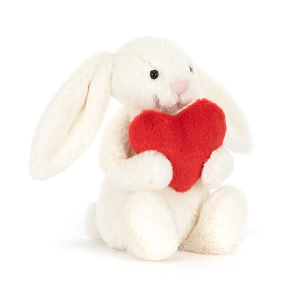 Picture of Bashful Red Heart Bunny Original | Bashfuls by Jellycat