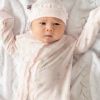 Picture of Pink Safari modal cozy sleeper gown and hat set - Newborn - 3 Months