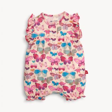 Picture of Magnetic Me All A Flutter Modal Ruffle Sleeve Romper